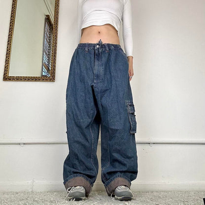 00's baggy cargo jeans