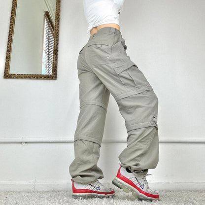 wide leg baggy cargo trousers