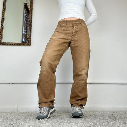 wide leg cargo trousers from carhartt