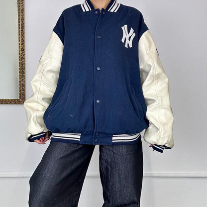 vintage majestic new york yankees bomber jacket