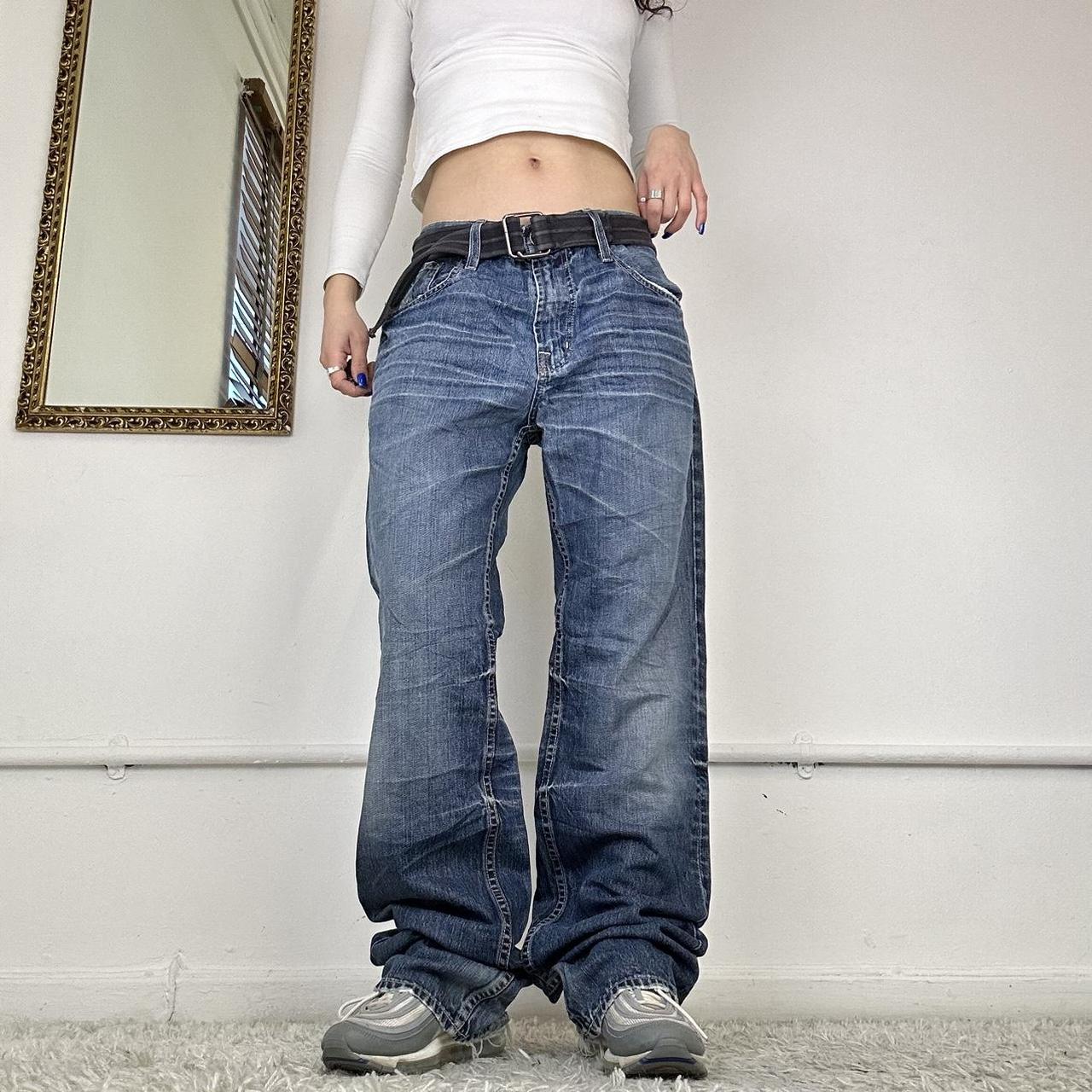 00’s wide leg jeans