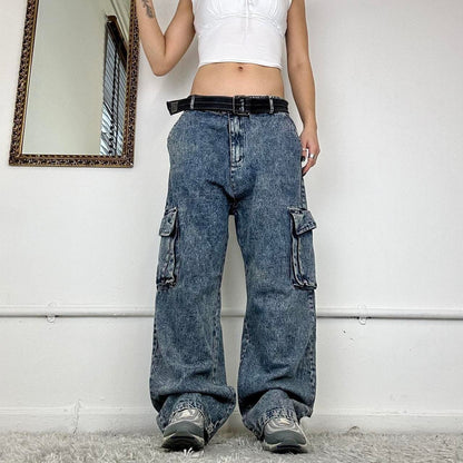 baggy cargo jeans