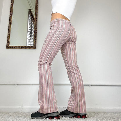 flared pinstripe trousers from espirit