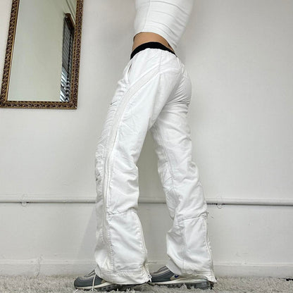 vintage white nike cargo trousers