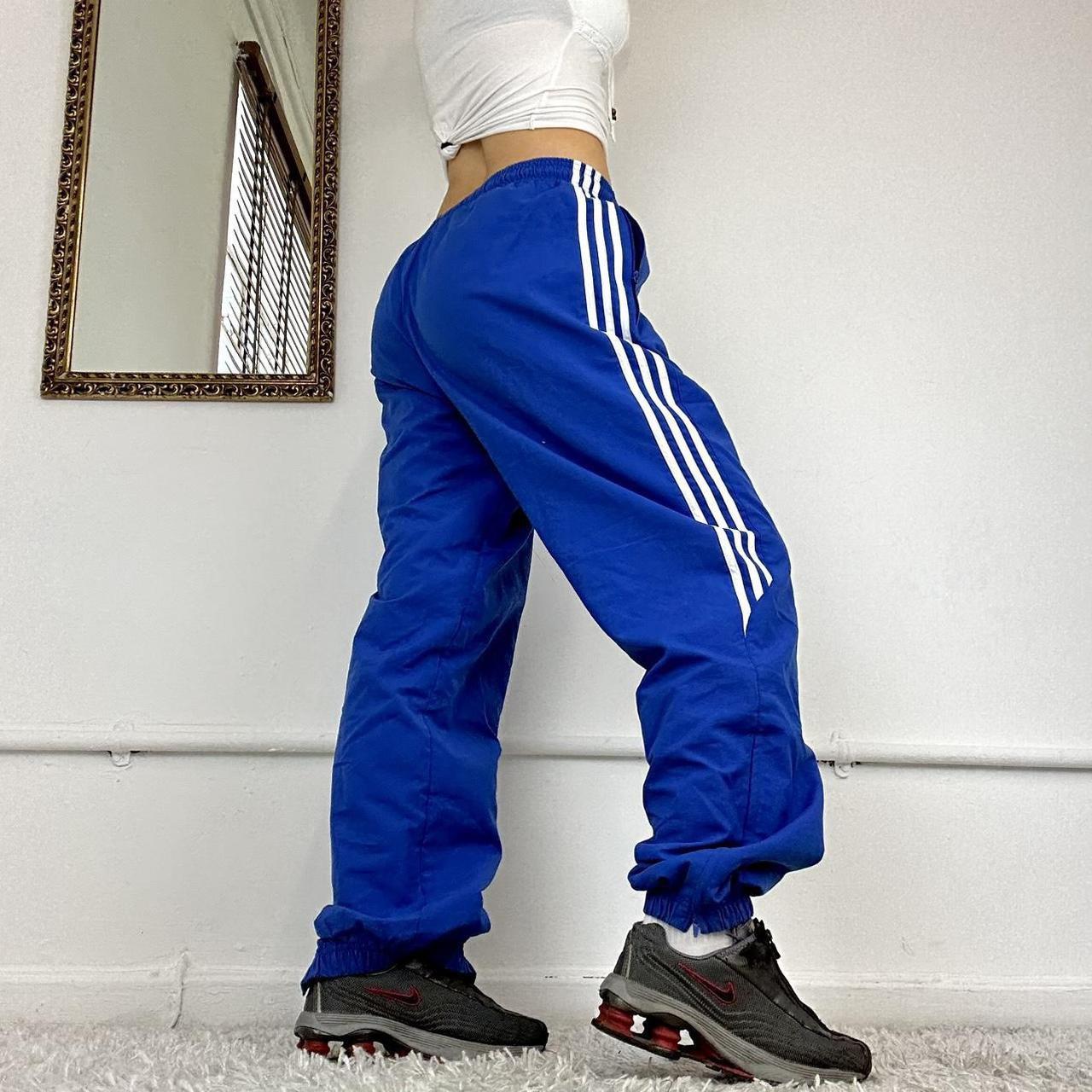 blue adidas joggers