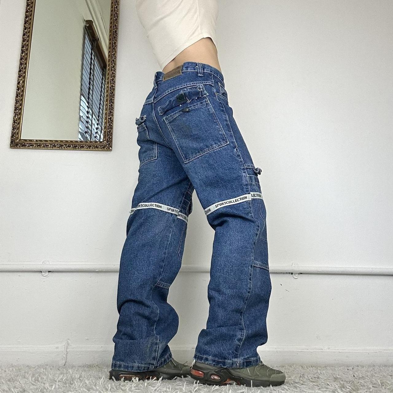 00's wide leg cargo jeans