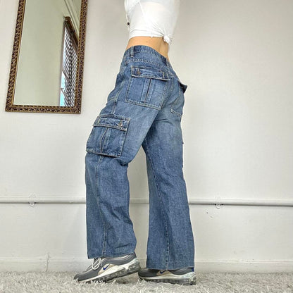 00's baggy skate jeans