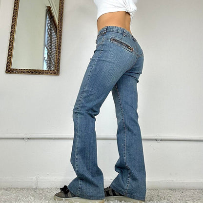 y2k flared jeans