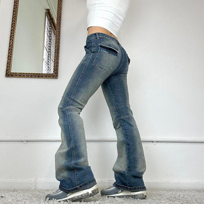 flared 2000s jeans