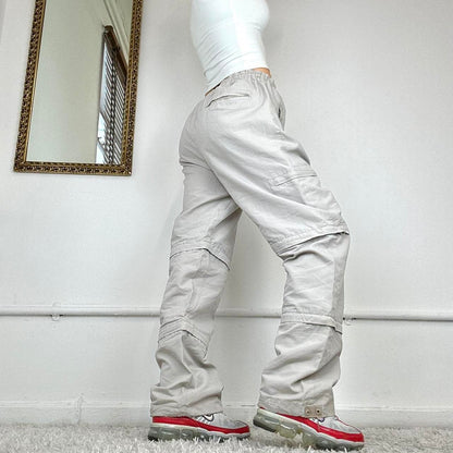 00's wide leg cargo trousers