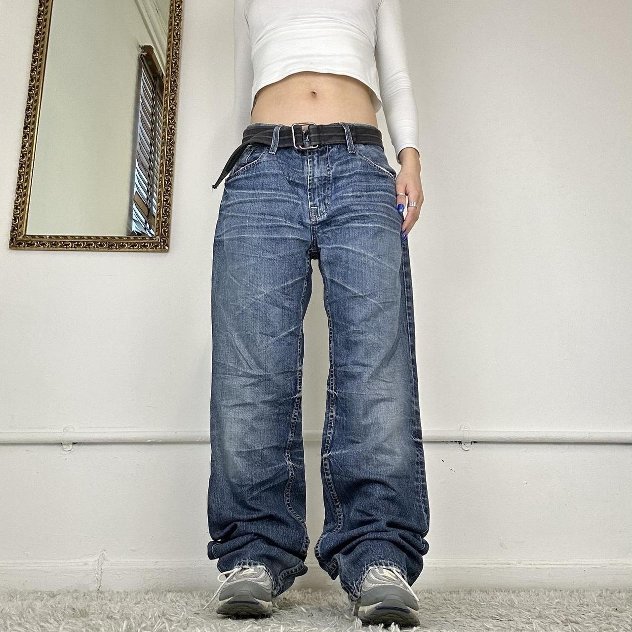 00’s wide leg jeans