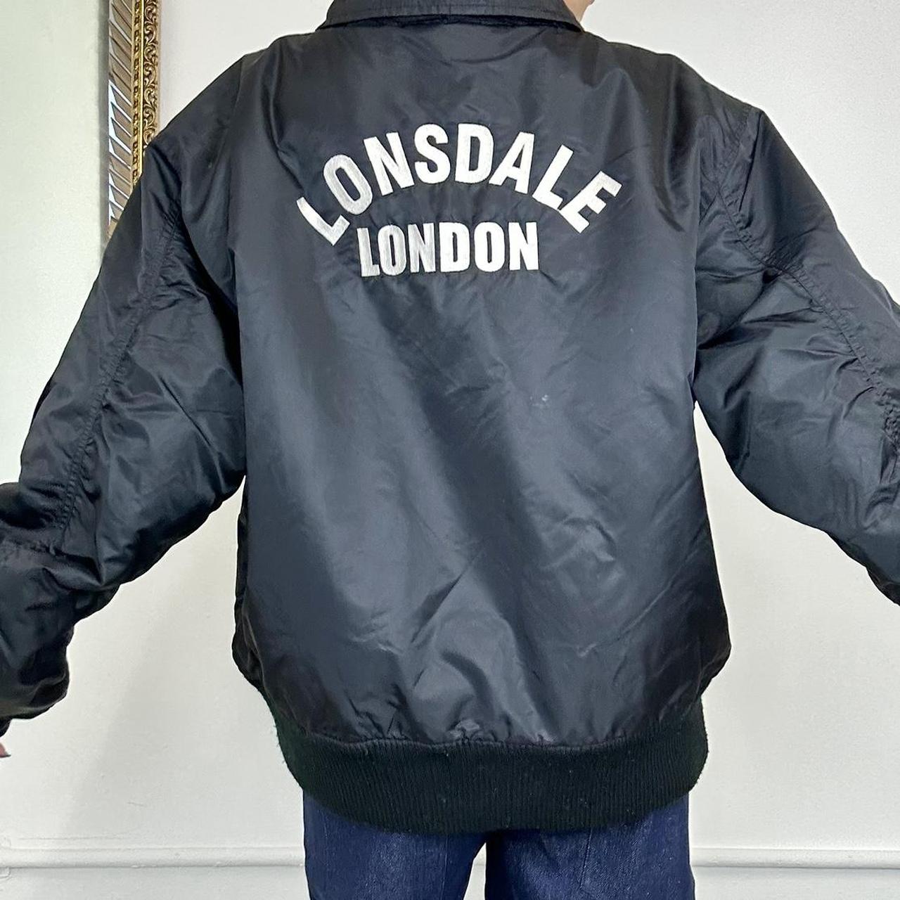 vintage lonsdale alpha bomber jacket