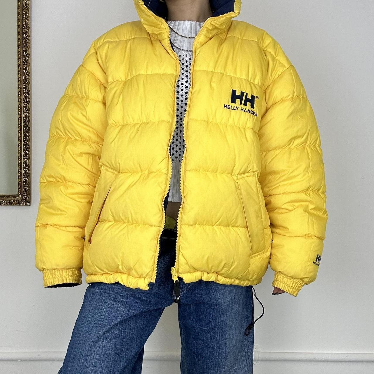 vintage helly hansen reversible puffer coat