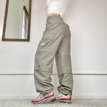 wide leg baggy cargo trousers