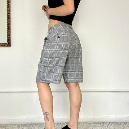 baggy checkered shorts