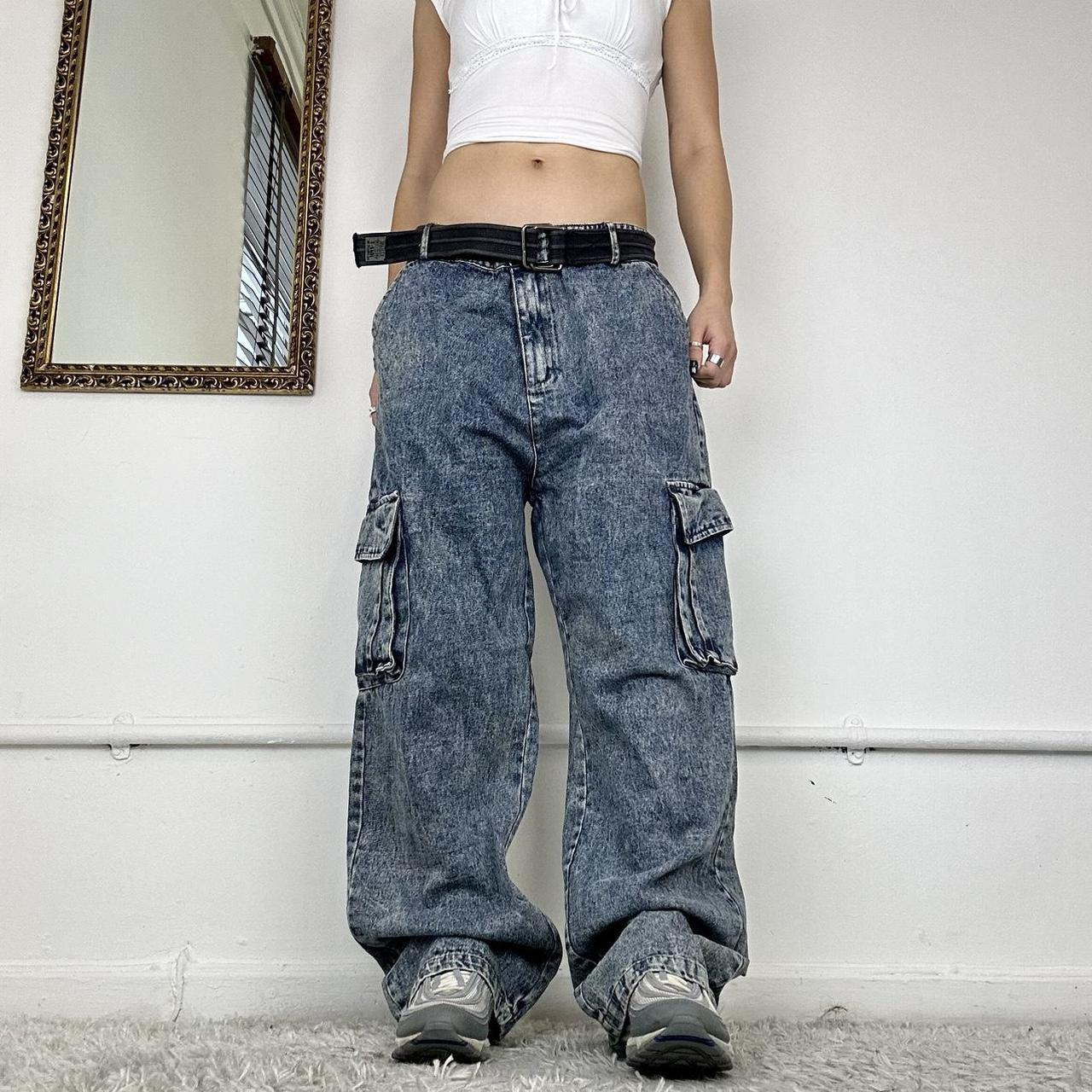 baggy cargo jeans