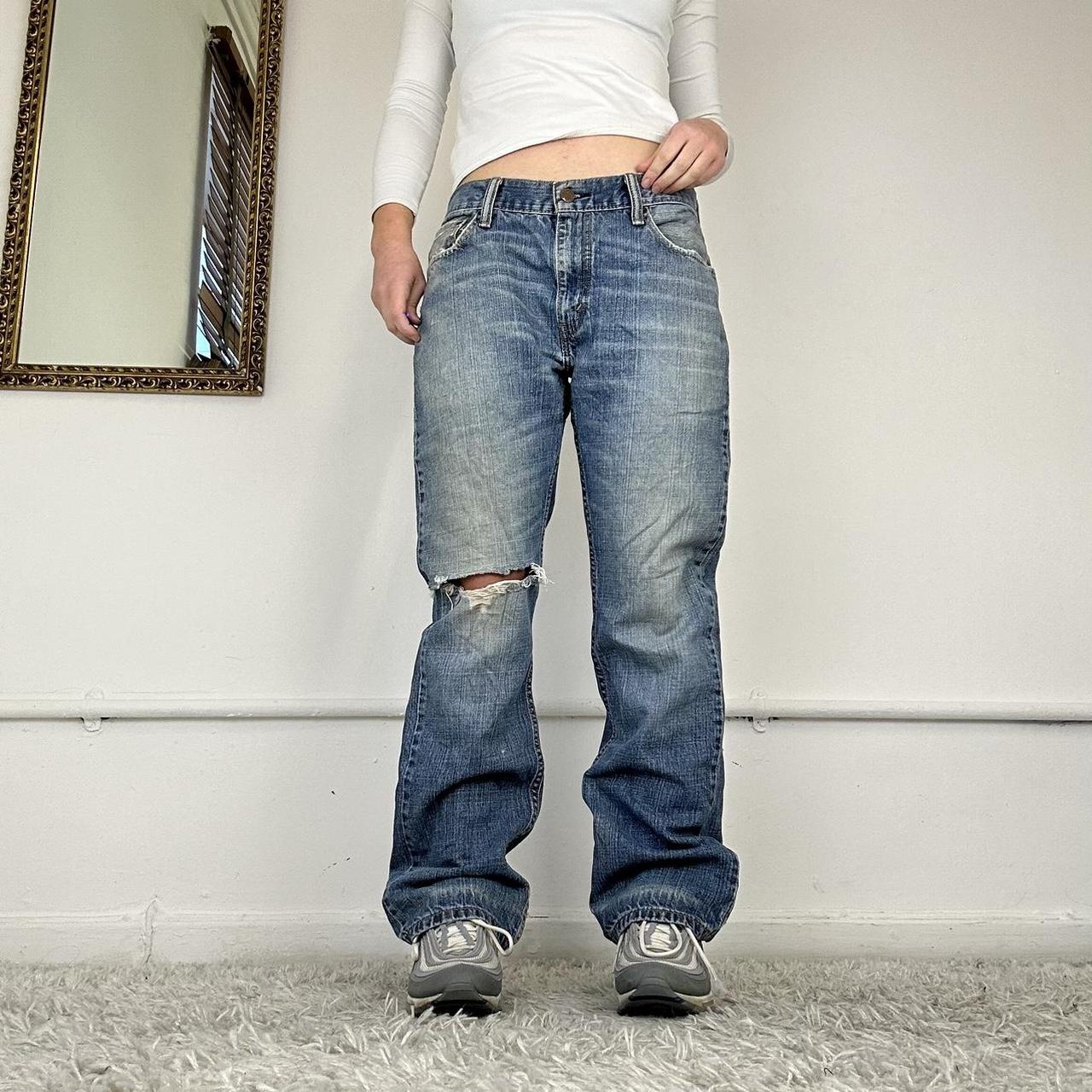 vintage straight leg jeans by levis