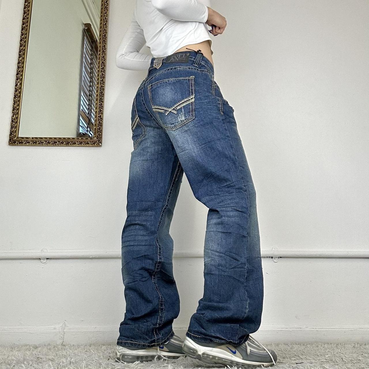 baggy wide leg cargo jeans