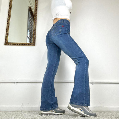 00's y2k flared jeans