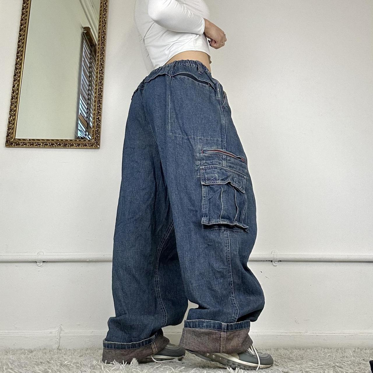 00's baggy cargo jeans