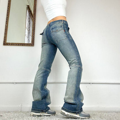 flared 2000s jeans