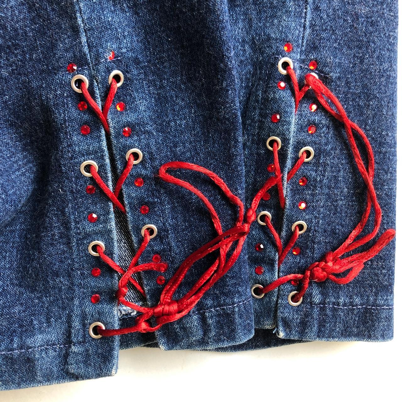 00s capri lace up jeans