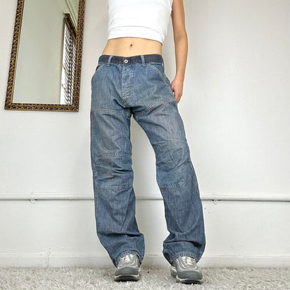 wide leg cargo jeans by g-star