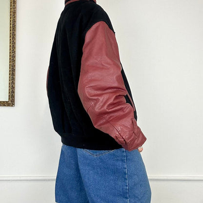 vintage oversized bomber jacket