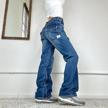 straight leg 00's cargo jeans