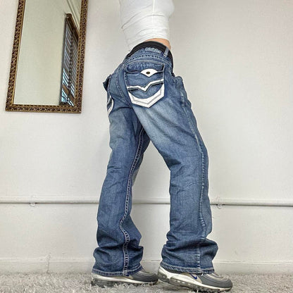 baggy wide leg jeans by request