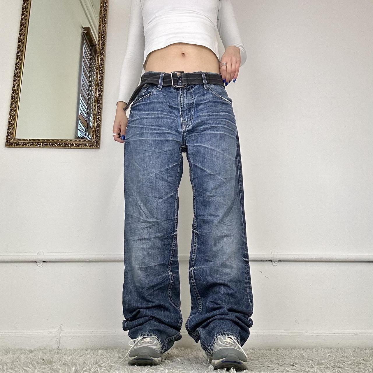 00’s wide leg jeans