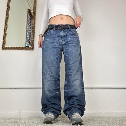 00’s wide leg jeans