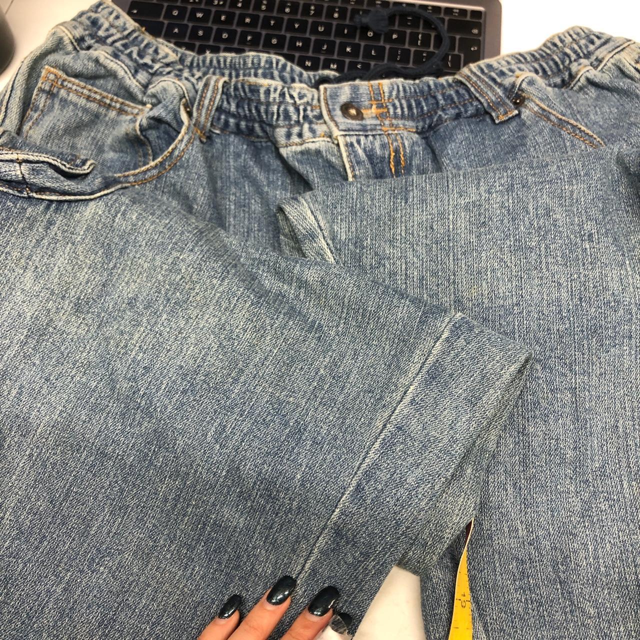 baggy cargo jeans with drawstring waist