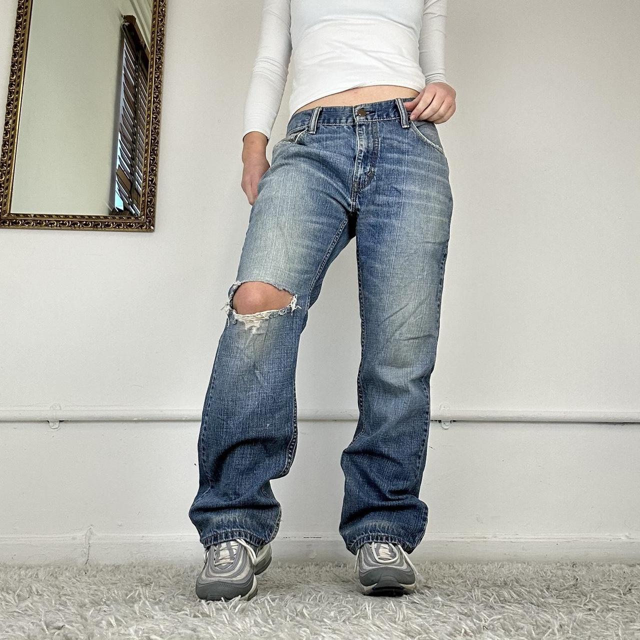 vintage straight leg jeans by levis