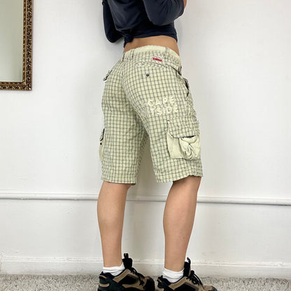 vintage checkered shorts