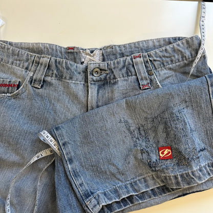 denim skate shorts