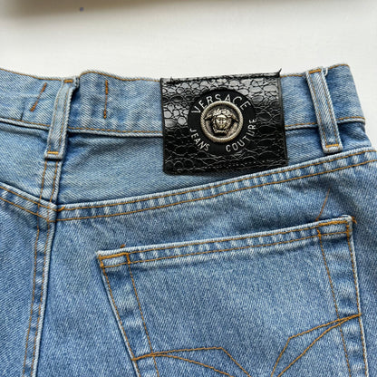 versace straight leg jeans