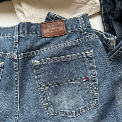 tommy hilfiger wide leg jeans