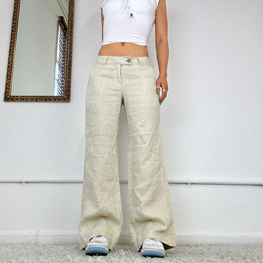 calvin klein linen trousers