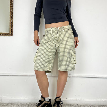 vintage checkered shorts