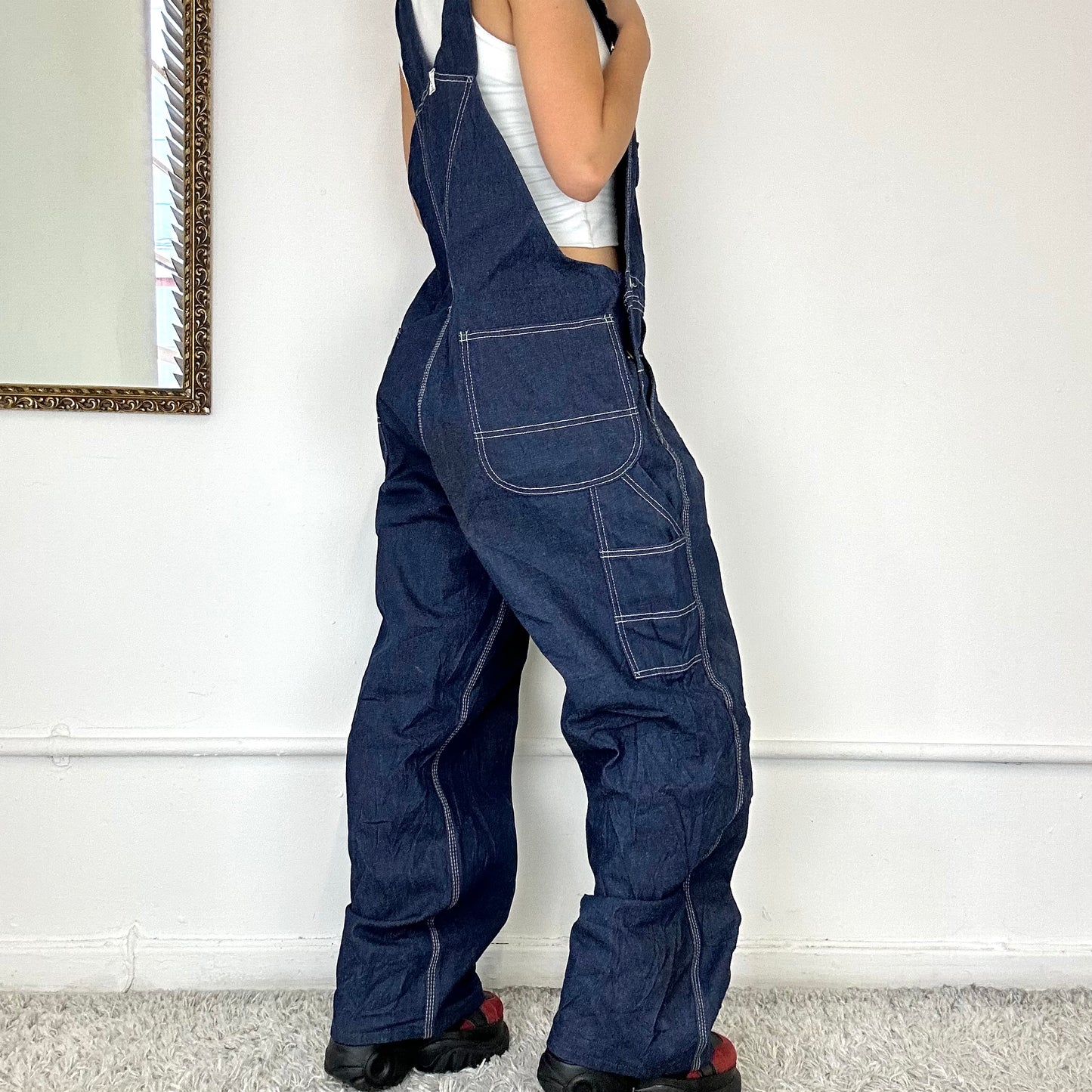 vintage denim dungarees