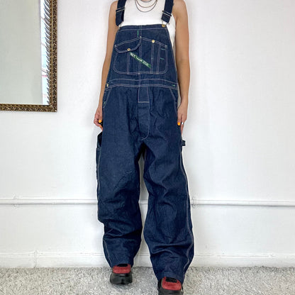 vintage denim dungarees