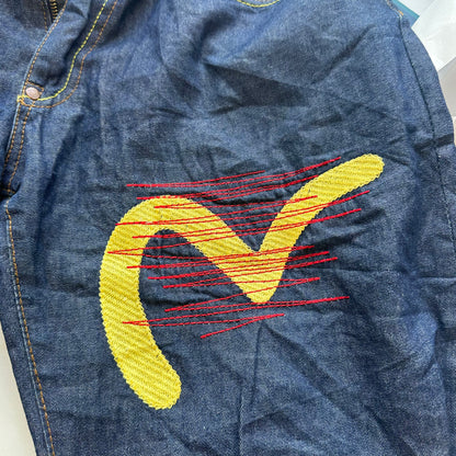 vintage evisu denim jeans