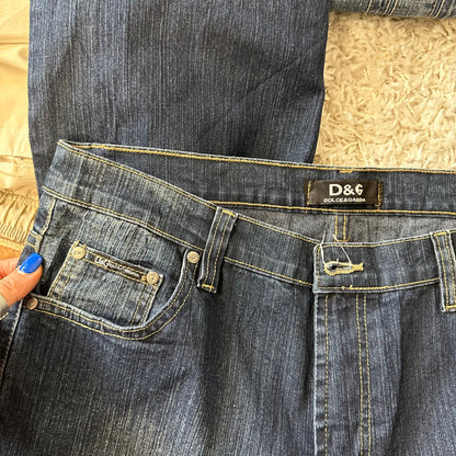 wide leg jeans from dolce & gabbana