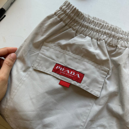 vintage prada cargo trousers