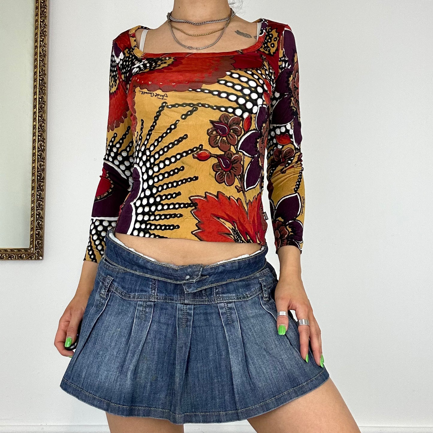 just cavalli long sleeve top