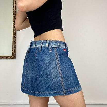 miss sixty denim mini skirt