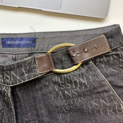 trussadi monogram jeans