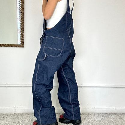 vintage denim dungarees