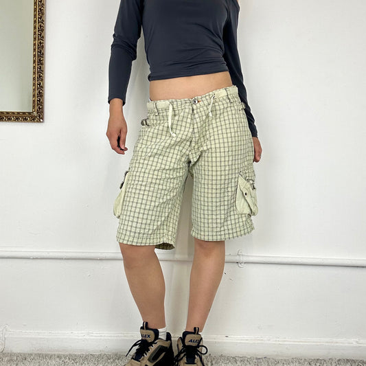 vintage checkered shorts